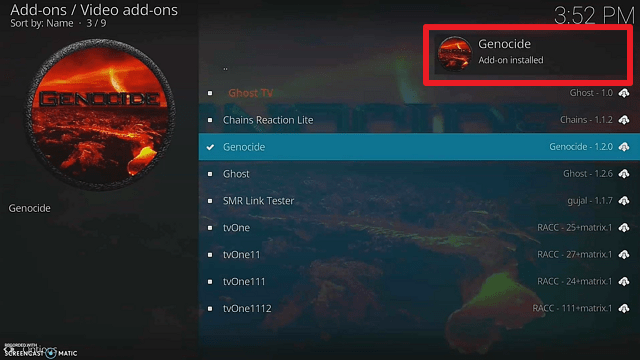 Install Genocide Kodi Add-on on Firestick step 22