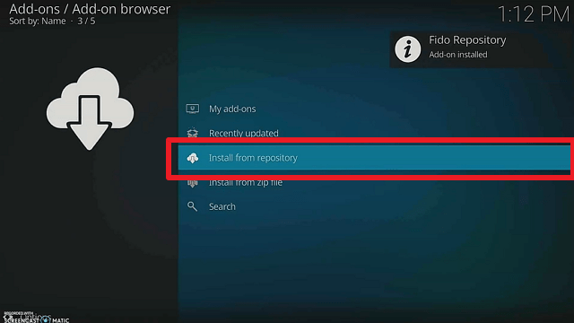 Install Fido Kodi Addon on Firestick step 17