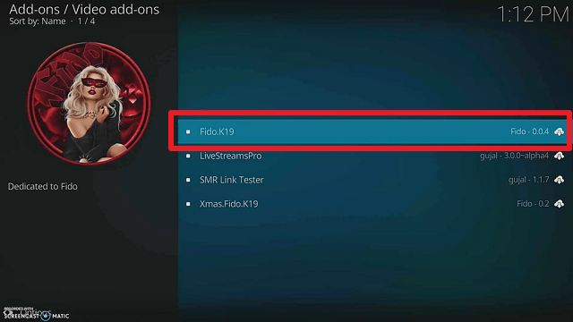 Install Fido Kodi Addon on Firestick step 20