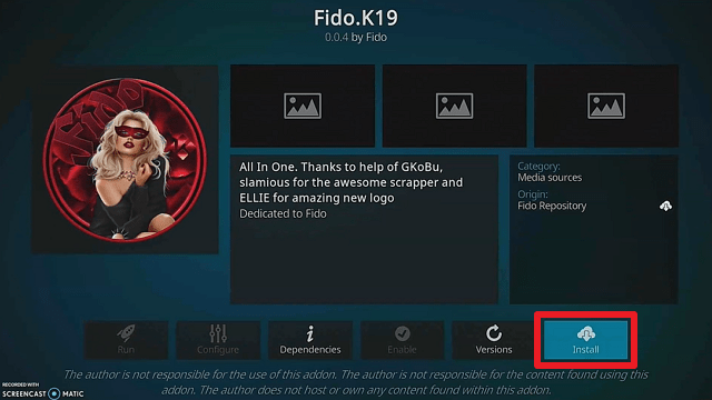 step 26Install Fido Kodi Addon on Firestick step 21