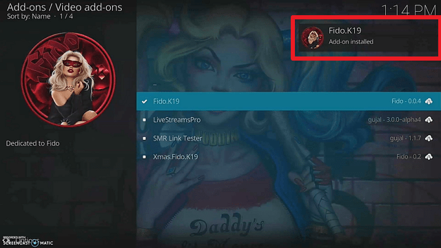 Install Fido Kodi Addon on Firestick step 23