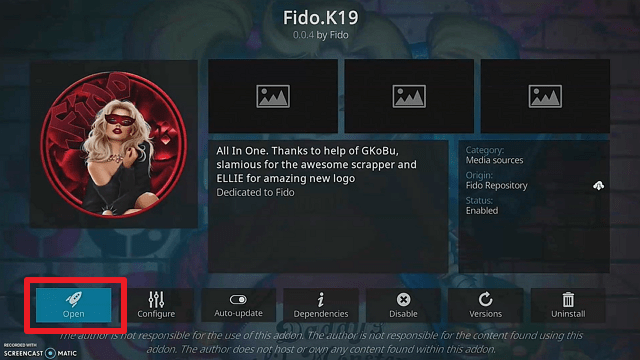 Install Fido Kodi Addon on Firestick step 25