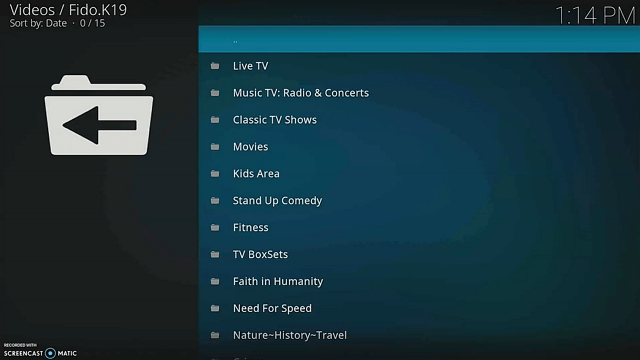 Install Fido Kodi Addon on Firestick step 26