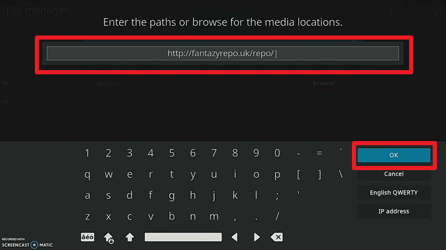 Install Fido Kodi Addon on Firestick step 8