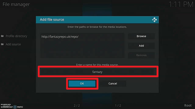 Install Fido Kodi Addon on Firestick step 9