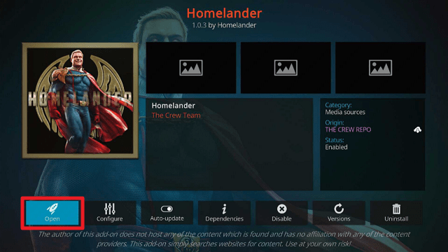 Install Homelander Kodi Addon on Firestick step 26