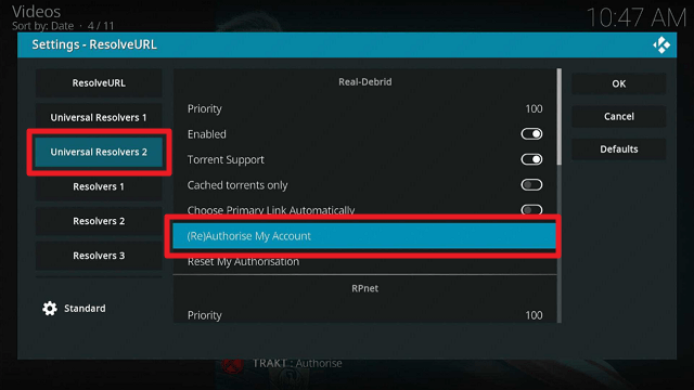How to Use Homelander Kodi Addon With Real-Debrid step 3