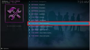 The Crew Kodi Addon Not Working - Clear Providers 1