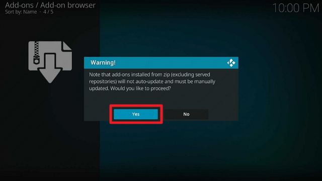 Install Colussus Kodi Build on Firestick step 13