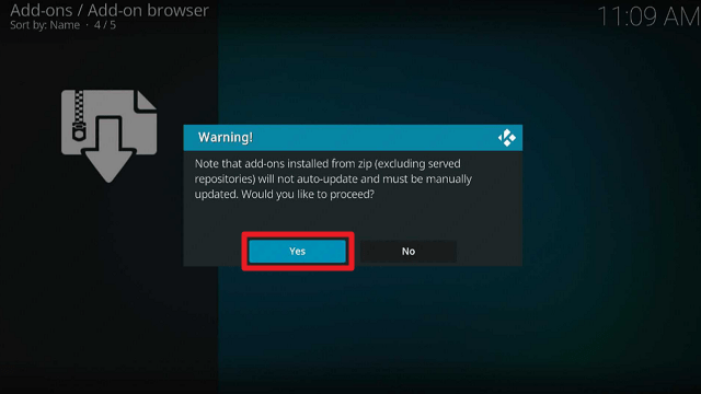 Install The Promise Kodi Addon on Firestick step 13