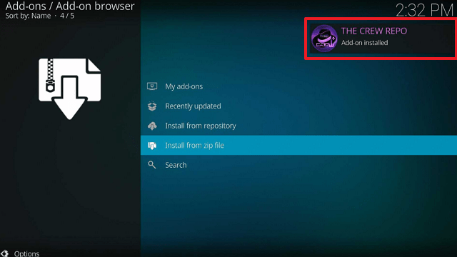 Install Skeleton Crew Kodi Build on Firestick step 16