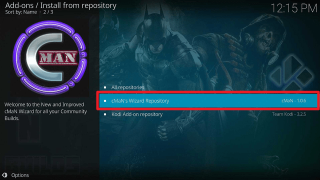Install Elite Kodi Build on Firestick step 18