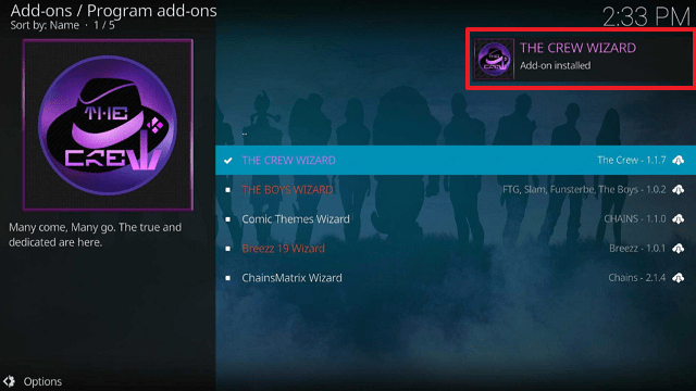 Install Skeleton Crew Kodi Build on Firestick step 22