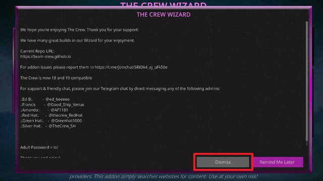 Install Skeleton Crew Kodi Build on Firestick step 23