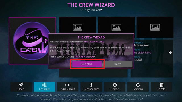 Install Skeleton Crew Kodi Build on Firestick step 24