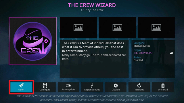 Install Skeleton Crew Kodi Build on Firestick step 25