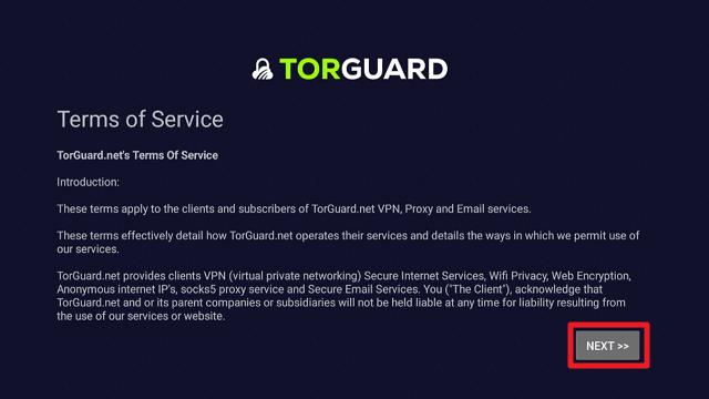 TorGuard Installation step 6