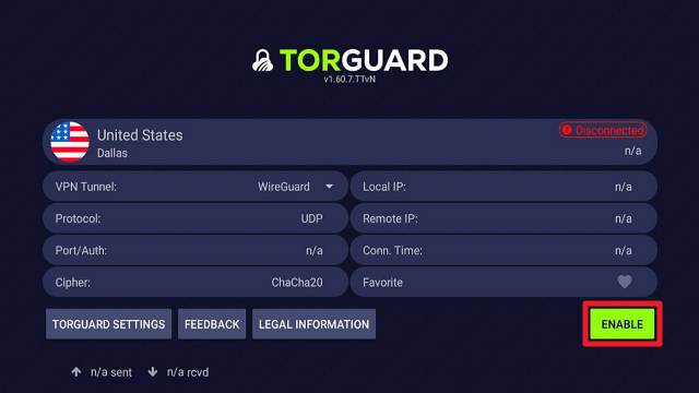 TorGuard Installation step 7