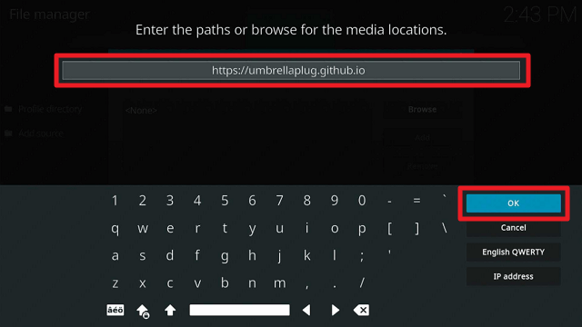 Install Umbrella Kodi Addon on Firestick step 8