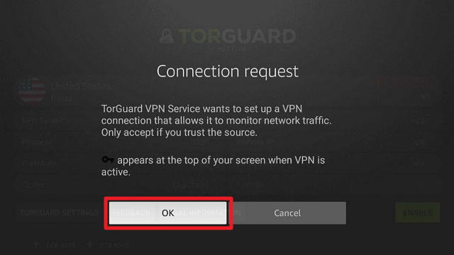 TorGuard Installation step 8