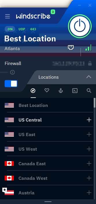windscribe client view 3