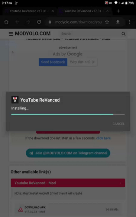 step 11 Install YouTube ReVanced on Android