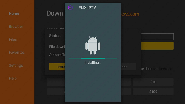 step 17 Install Flix IPTV on Firestick
