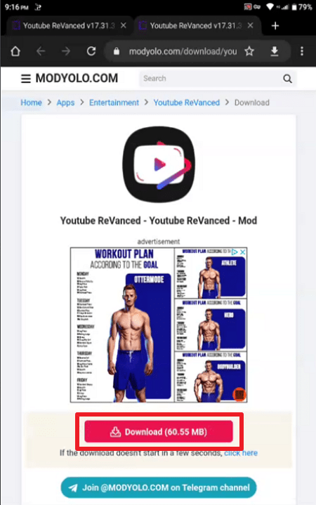 step 4 Install YouTube ReVanced on Android