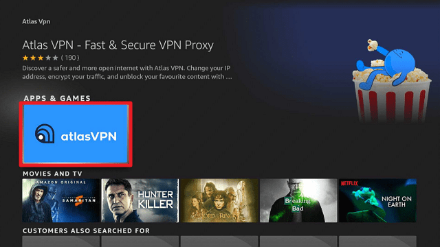 step 3 Install Atlas VPN on Firestick