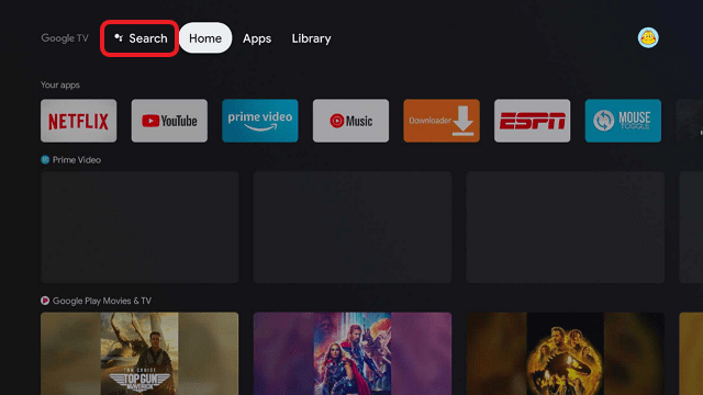 Surfshark VPN on Google Chromecast step 1