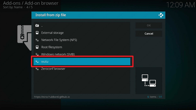 Install Wutu Kodi Addon on Firestick step 13