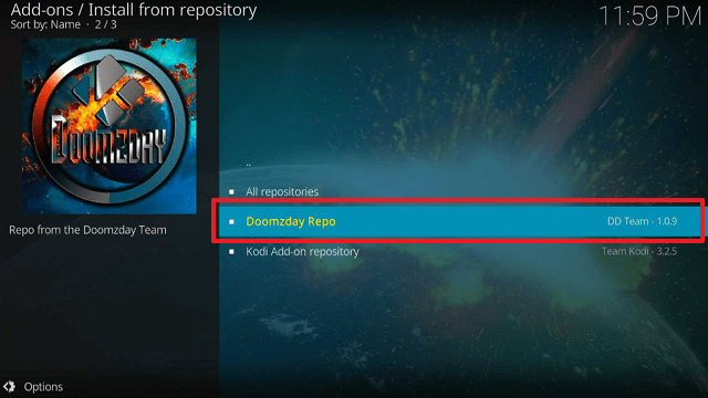 Install Nova TV Kodi Build on Firestick step 17