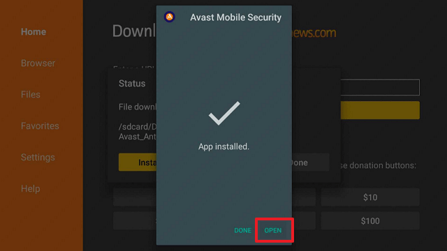 step 17 Avast Mobile Security