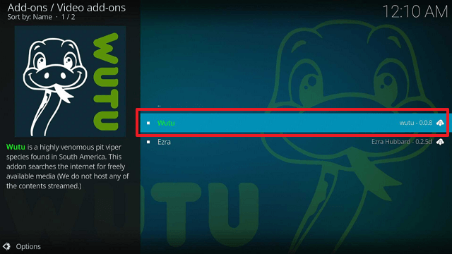 Install Wutu Kodi Addon on Firestick step 19