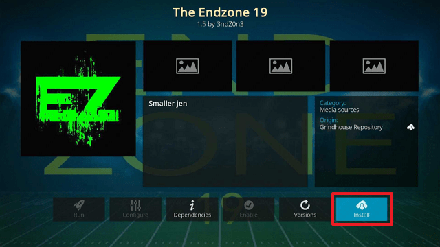 Install EndZone Kodi Addon on Firestick step 20
