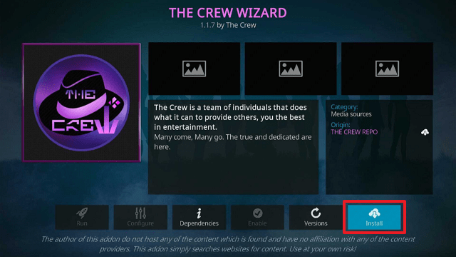 step 20 Install CrewNique Kodi Build on Firestick