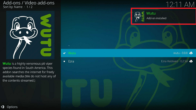 Install Wutu Kodi Addon on Firestick step 22