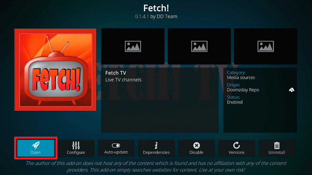 Install Fetch Kodi Addon on Firestick step 22