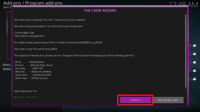 step 22 Install CrewNique Kodi Build on Firestick