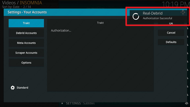 Use Insomnia Kodi Addon With Real-Debrid