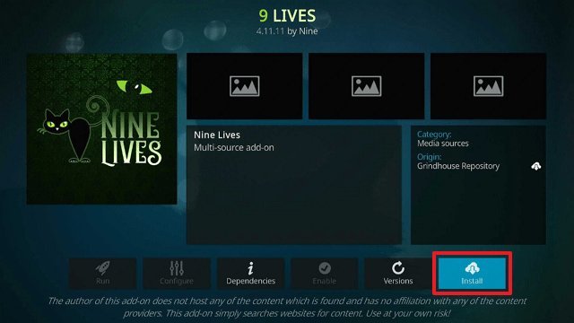 9 Lives Kodi Addon