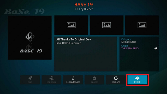Base 19 Kodi Addon