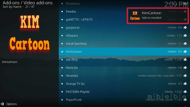 KimCartoon Kodi Addon