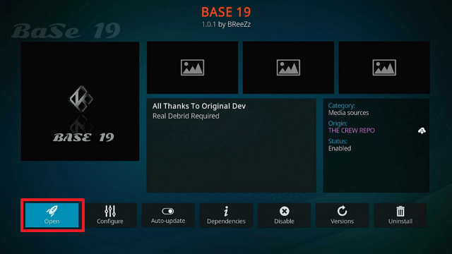 Base 19 Kodi Addon