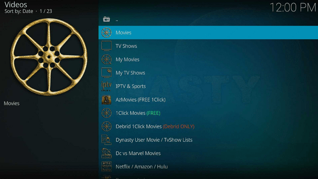 Dynasty Kodi Addon