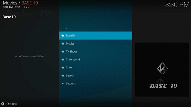 Base 19 Kodi Addon