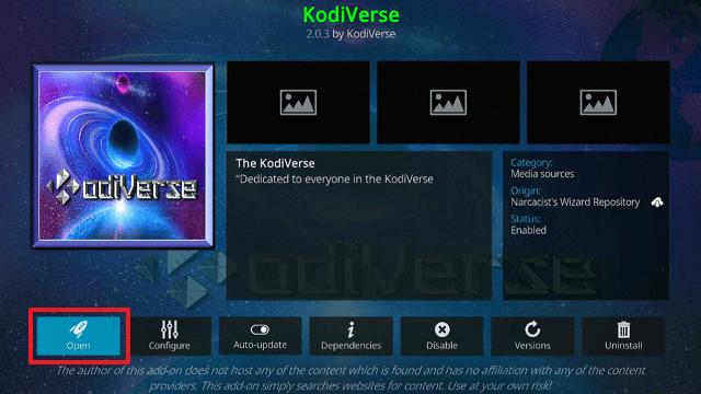 KodiVerse Kodi Addon