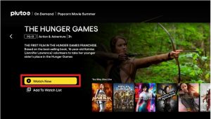 Pluto TV - Hunger Games