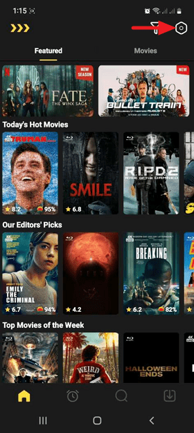 MovieBoxPro on Mobile Android