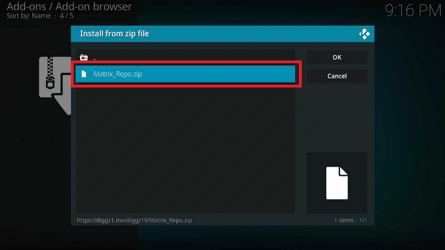 Install FenFlix Kodi Build on Firestick step 14